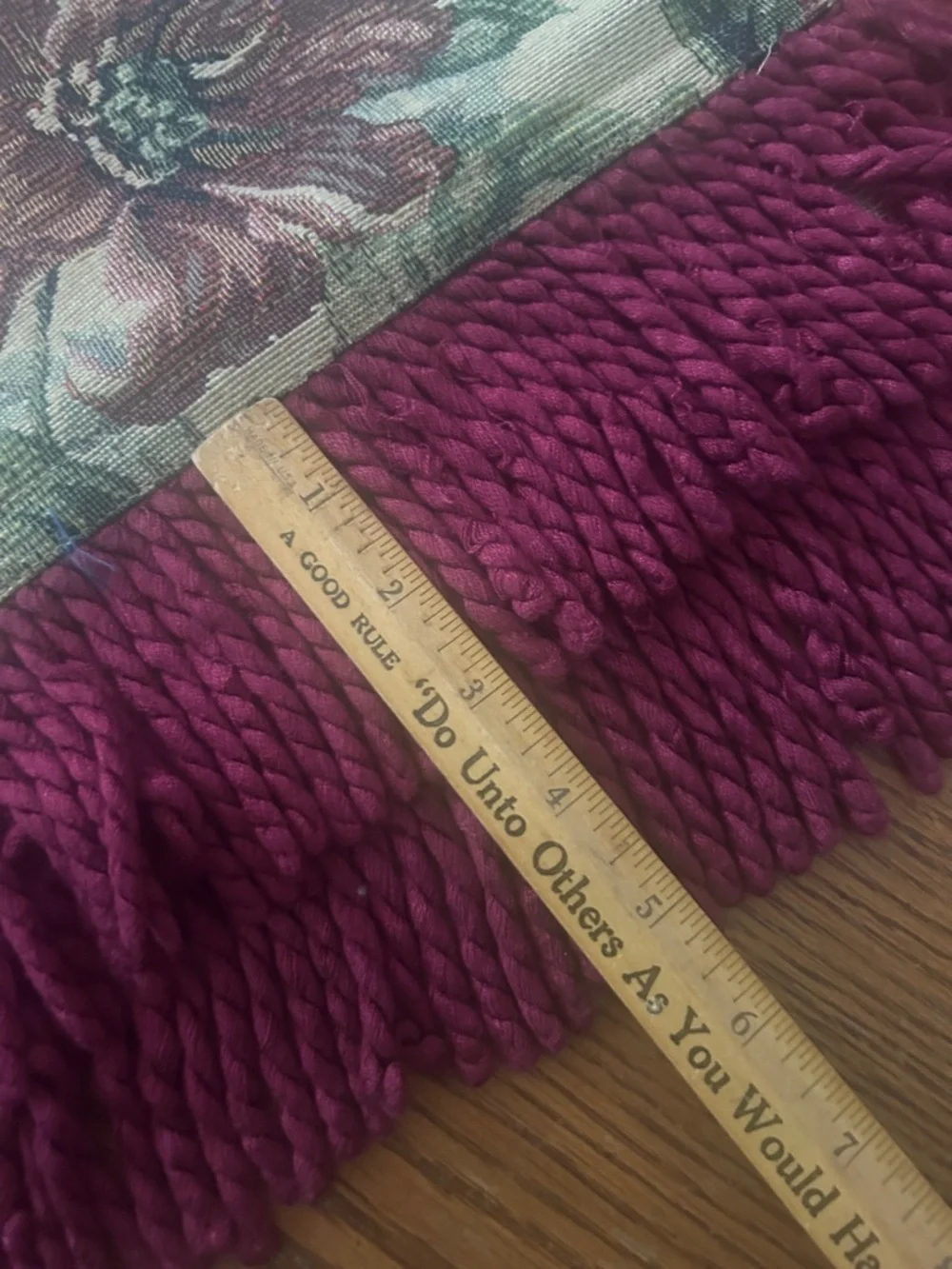 Vintage Floral Tapestry Table Runner